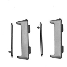 Nezih Case Oppo Watch 41MM Uyumlu 20MM Metal Kordon Dönüştrücü Gri