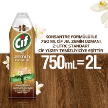 Cif Jel Zemin Uzmanı Yüzey Temizleyici Portakal Çiçeği Ahşap Parke Laminant Yüzeyler 750 ML 1 Adet