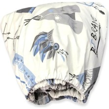 Bebek Özel %100 Pamuklu Bebek ve Çocuk Lastikli Çarşaf Çadır Desen 40 x 80 cm