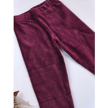 Timi Kids Timi Kadife Tayt  2-3 Yaş Bordo
