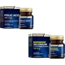 Nutraxin 400 Mcg Folic Acid + Selenometiyonin Formunda Selenyum 100 Mcg