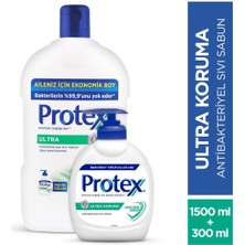 Protex Ultra Uzun Süreli Koruma Antibakteriyel Sıvı Sabun 1500 ml + 300 ml