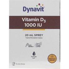 Dynavit Vitamin D3 1000 Iu - 20 Ml Sprey