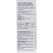 Dynavit Vitamin D3 1000 Iu 20 ml