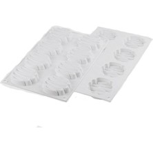 Silikomart Kit Tarte Ring Honore 80 mm. Kek Kalıbı