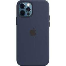 Rosstech Apple iPhone 12-12 Pro Için Magsafe Özellikli Lansman Silikon Kılıf