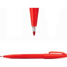 Pentel S520 Imza Kalemi - Kırmızı