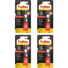 Pattex Super Glue Japon Yapıştırıcı 10 gr 4'lü Paket