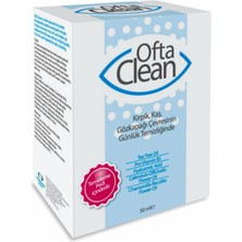 Ofta Clean Oftaclean Kirpik Kaş ve Göz Kapağı Çevresi Temizleme Yağı 50 ml