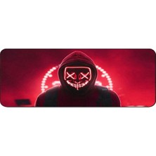 SGE TEKNOLOJİ 70 x 30 cm Hacker 2 Dikişli Kaydırmaz Taban Oyuncu Mouse Pad