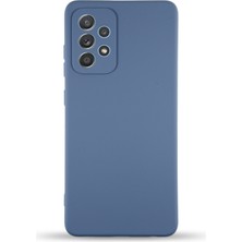 Kzy Samsung Galaxy A32 Kapak Içi Kadife Kamera Korumalı Lansman Silikon Kılıf - Petrol Mavisi