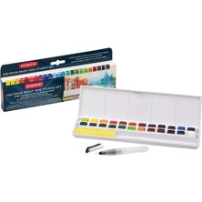 Derwent Inktense Paint Pan Studio Set 24'lü