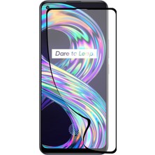 Kzy Realme 8 Tam Kaplayan Fiber Nano Ekran Koruyucu Cam