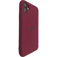 Pirok Store Iphone 11  Kamera Korumalı Içi Kadife Silikon  Kılıf