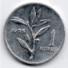 Benim Koleksiyonum 1 Kuruş (1975) Çil Eski Madeni Para