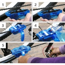 Hsgl Bisiklet Zinciri Fırcalı Temizleme Aparatı Mavi