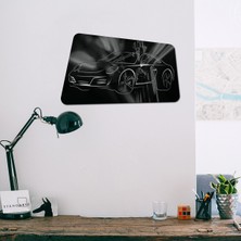 Makta Araba Figürlü Lazer Kesim Ahşap Tablo