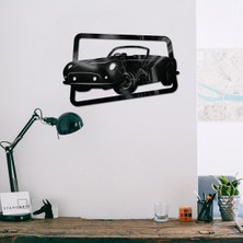 Makta Klasik Araba Figürlü Lazer Kesim Ahşap Tablo