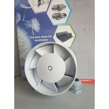  Kayıtes YUF125 Havalandırma Fanı 125MM Boru Tipi Çapı / 190 M3/h Güç 18 W Devir 2800