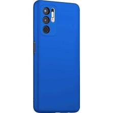 Microsonic Matte Silicone Xiaomi Redmi Note 10 5g Kılıf Mavi