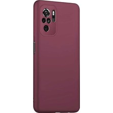 Microsonic Matte Silicone Xiaomi Redmi Note 10 Kılıf Mor