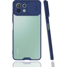 Nettech Xiaomi Mi 11 Lite Uyumlu Platin Kamera Kızaklı Silikon Kılıf
