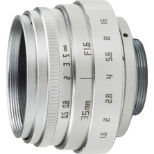 ZSZH CA-015-C-B 35MM F1.6 Ff Dijital Kamera Lens Gümüş Vı Nesil Mikro Tek Mercek (Yurt Dışından) ( Yurt Dışından )