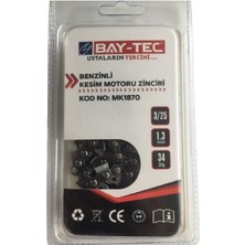 Bay-Tec MK1870 Benzinli Kesim Motoru Zinciri 3/25 1.3mm 34 Diş