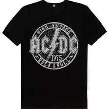 Rock&Roll Dairede Acdc Siyah Kısa Kollu Erkek T-Shirt