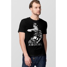 Rock&Roll Manga Boy Siyah Kısa Kollu Erkek T-Shirt