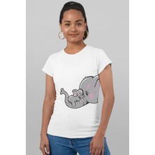 Rock&Roll Anne Bebek Beyaz Kısa Kollu Kadın T-Shirt