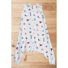Enhitbaby Çocuk Bebek Yazlık Baharlık Uyku Tulumu Gemici Müslin 0,5 Tog 1-2 Yaş