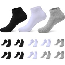 Black Arden Socks 10'lu Ekonomik Paket Patik Çorap BT-0273