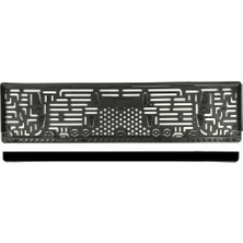 Kingstar Siyah Plakalık Sert Plastik Dikdörtgen Yazısız, 2 Adet