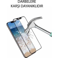 Case World Caseworld Apple iPhone 8 Plus Beyaz Fiber Nano Tam Kaplayan Ekran Koruyucu Esnek Cam