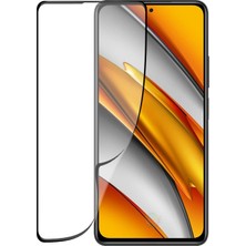 Case World Caseworld Xiaomi Poco F3 Fiber Nano Tam Kaplayan Ekran Koruyucu Cam