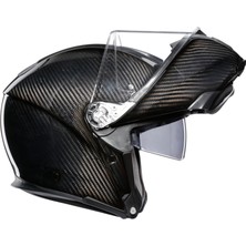 Agv Sportmodular Glossy Carbon Çene Açılır Kask