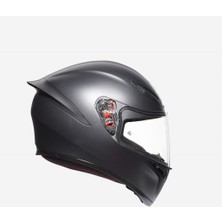 Agv K1 Solid Mat Siyah Kapalı Kask Yeni Sezon