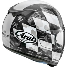 Arai Profile-V Patch White Kapalı Kask Kapalı Motosiklet Kaskı