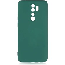 Smcase Xiaomi Redmi Note 8 Pro Kılıf Mara Silikon Mat Soft Kamera Korumalı Lansman Yeşil