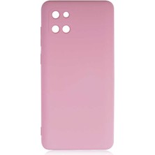 Smcase Samsung Galaxy Note 10 Lite Kılıf Mara Silikon Mat Soft Kamera Korumalı Lansman Pembe
