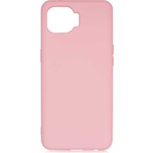 Smcase Oppo Reno 4 Lite Kılıf Mara Silikon Mat Soft Korumalı Lansman Pembe