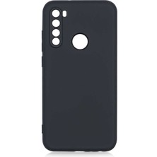 Smcase Xiaomi Redmi Note 8 Kılıf Mara Silikon Mat Soft Kamera Korumalı Lansman Siyah