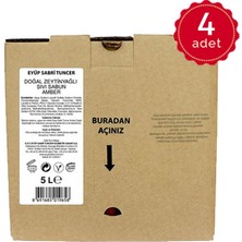 Eyüp Sabri Tuncer Amber Doğal Zeytinyağlı Sıvı Sabun 5 lt x 4