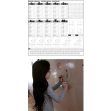 Tutunabilir Kağıt 1.sınıf Ilkokul Eğitici Çarpım Tablosu ve Şeffaf Yazı Tahtası Kağıt Tahta Akıllı Kağıt + Kalem 3set