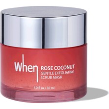 When Rose Coconut Gentle Exfoliating Scrub Mask - Gül Hindistan Cevizi Nazik Eksfoliye Edici Ovma Maskesi