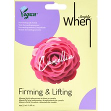 When Simply When Vegan Camellia Firming & Lifting Mask - Vegan Kamelya Sıkılaştırıcı Maske