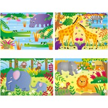 Galt 4 Yapboz 1 Arada - Orman