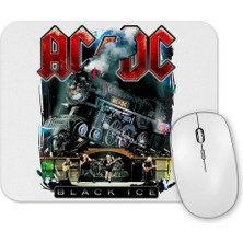 Baskı Dükkanı Ac Dc Black Ice Mouse Pad