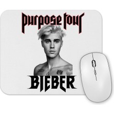 Baskı Dükkanı Justin  Bieber Purpose Tour Mouse Pad